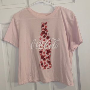 Pink Coca-Cola t-shirt